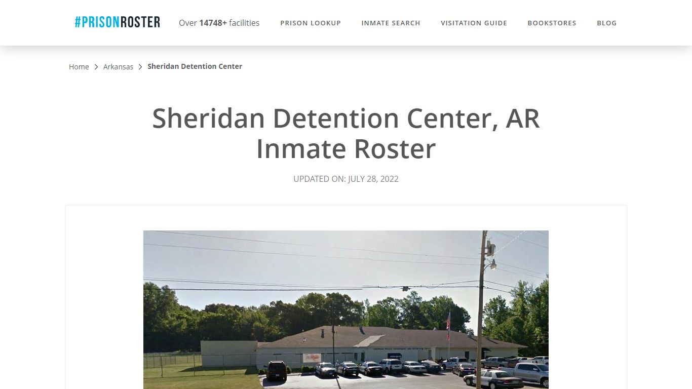 Sheridan Detention Center, AR Inmate Roster - Prisonroster